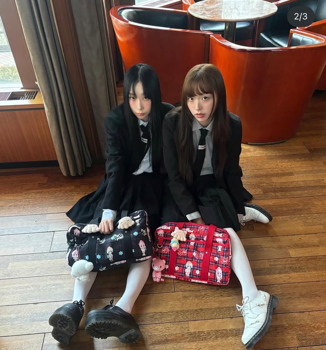 누루이샵 nurui syndrome school bag (black)  상품이미지2