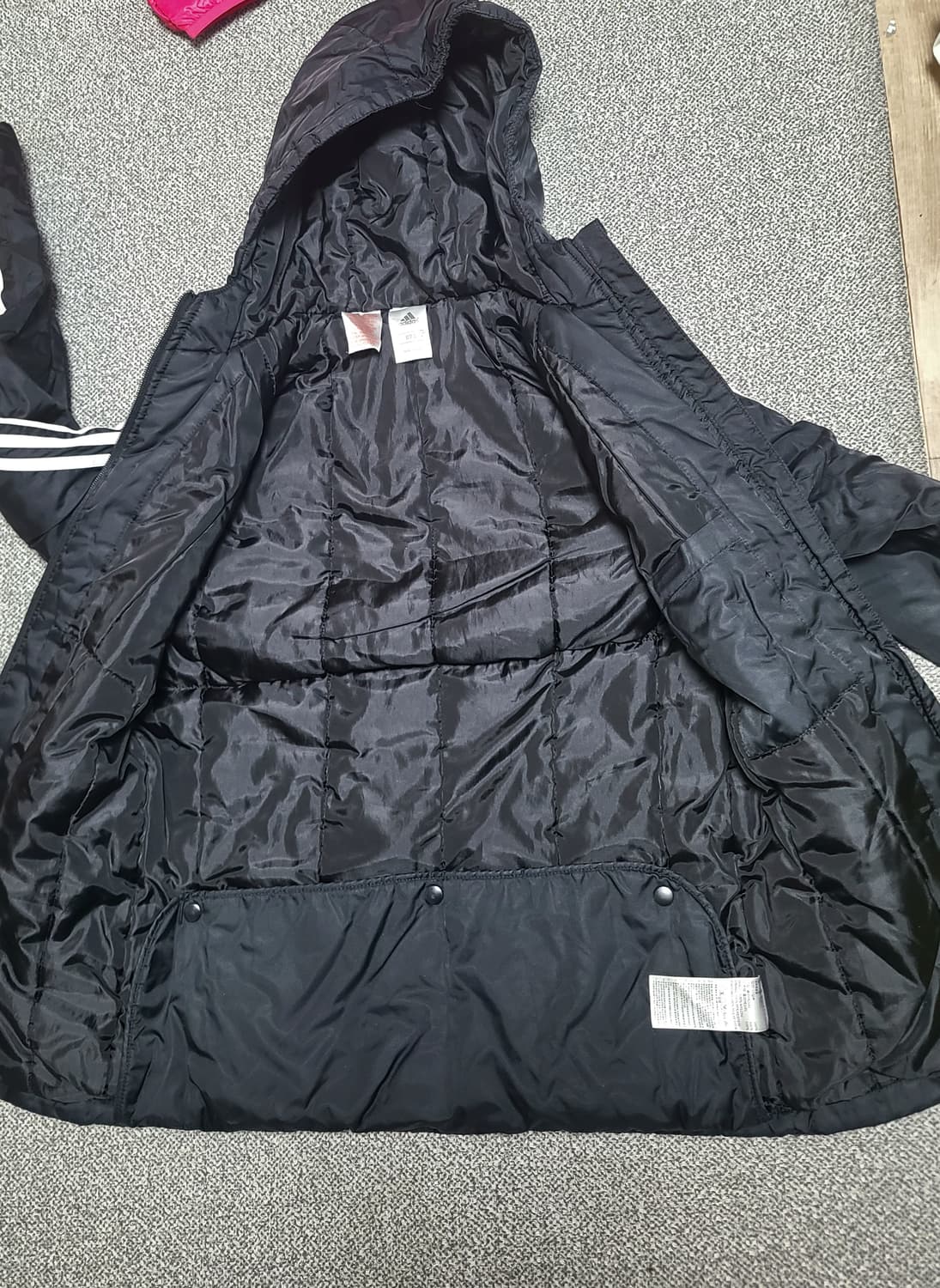 아디다스 콘디14 스타디움 패딩 자켓 유소년 73-155블랙 상품이미지6