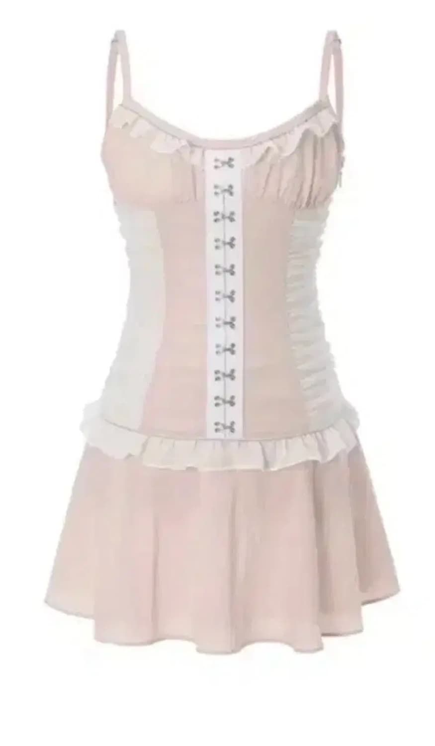 쓰리타임즈 아리엘 원피스 드레스 핑크 상품이미지1