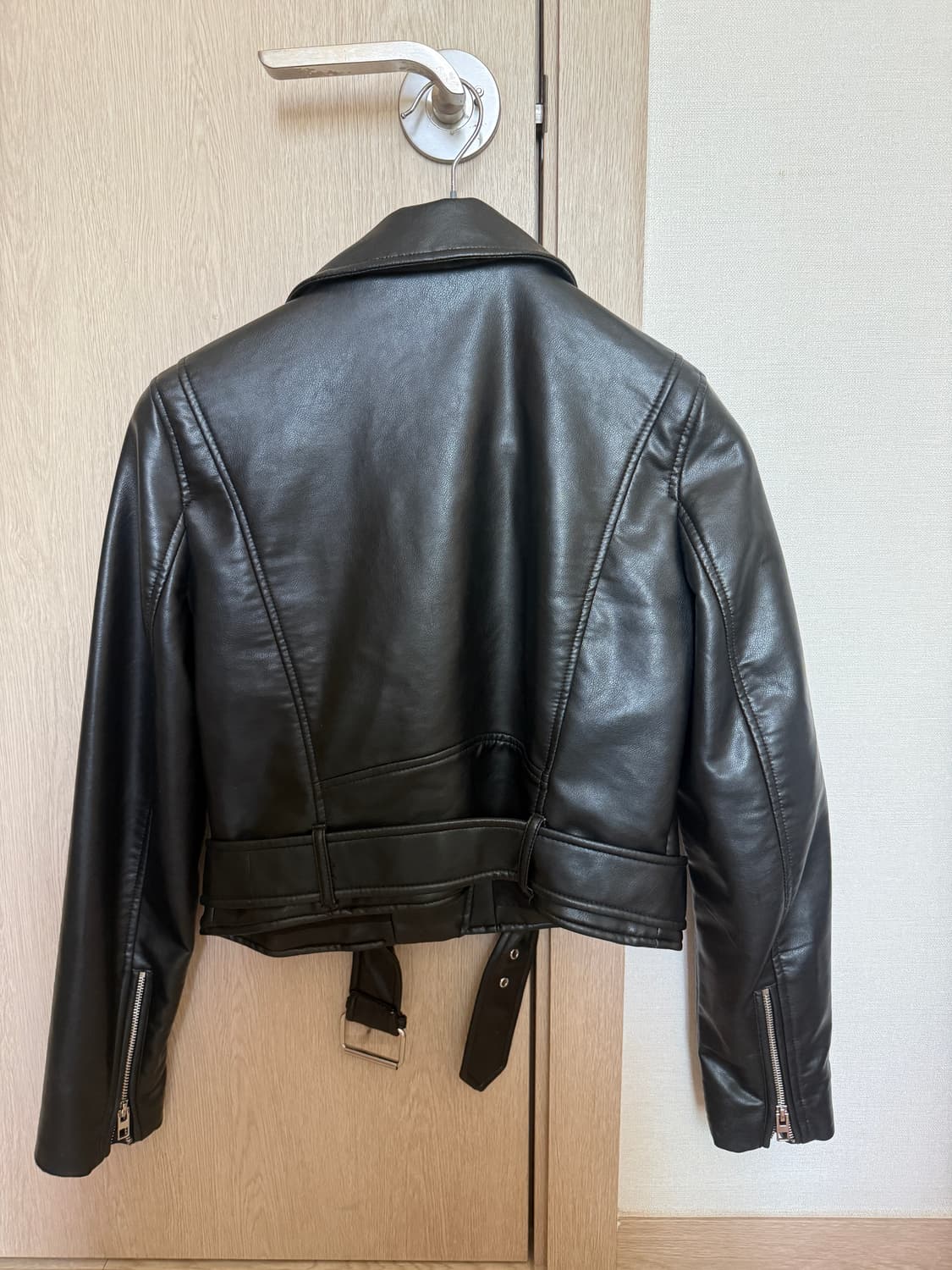zara 여성 라이더 레더 자켓 상품이미지3