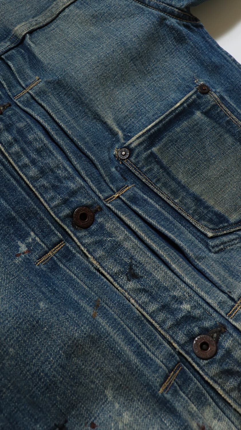 OLD JOE & CO. Indigo Patchwork Denim Jac 상품이미지4