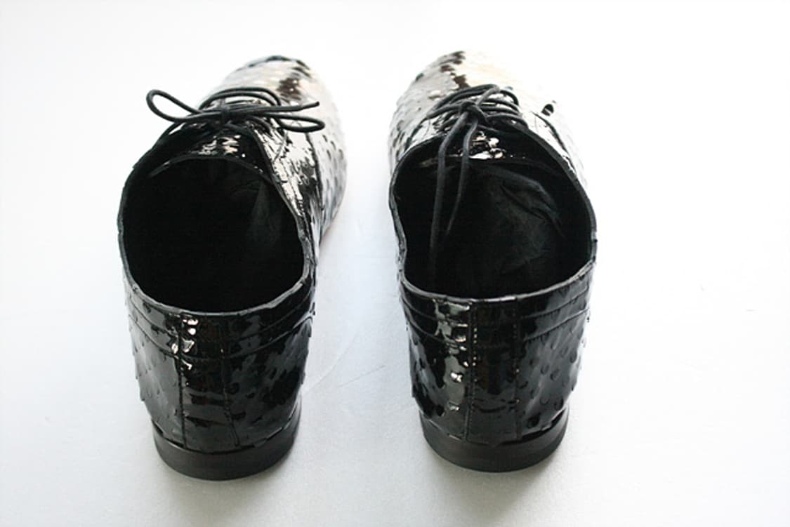 SAINT LAURENT 생로랑 페이턴트 가죽 구두 새제품 상품이미지4