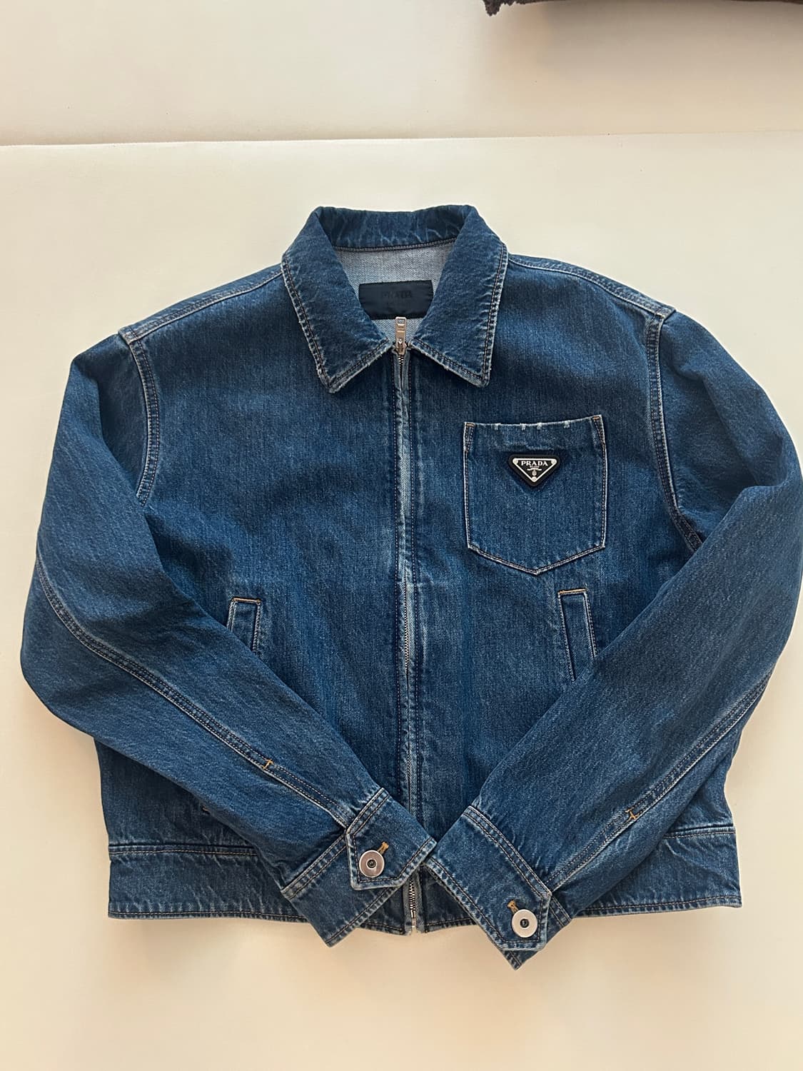 [M] 프라다 워시드 데님 자켓 상품이미지1