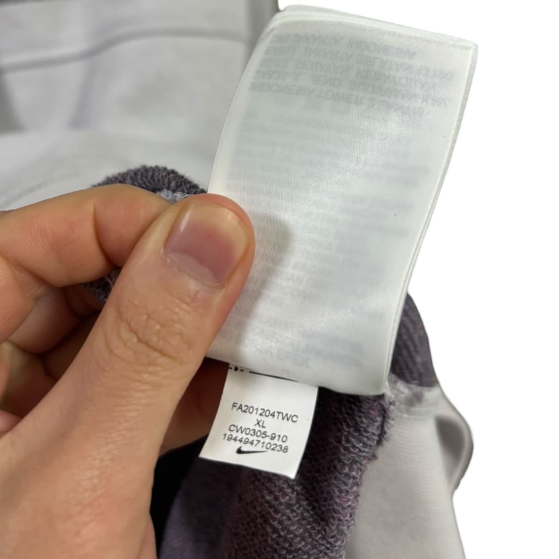 나이키 후드집업 바이올렛 상품이미지6