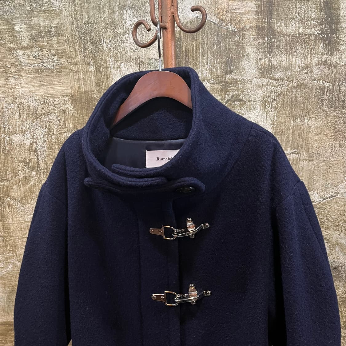 룸쉐 Rumché 파이어맨 울 롱코트 상품이미지2