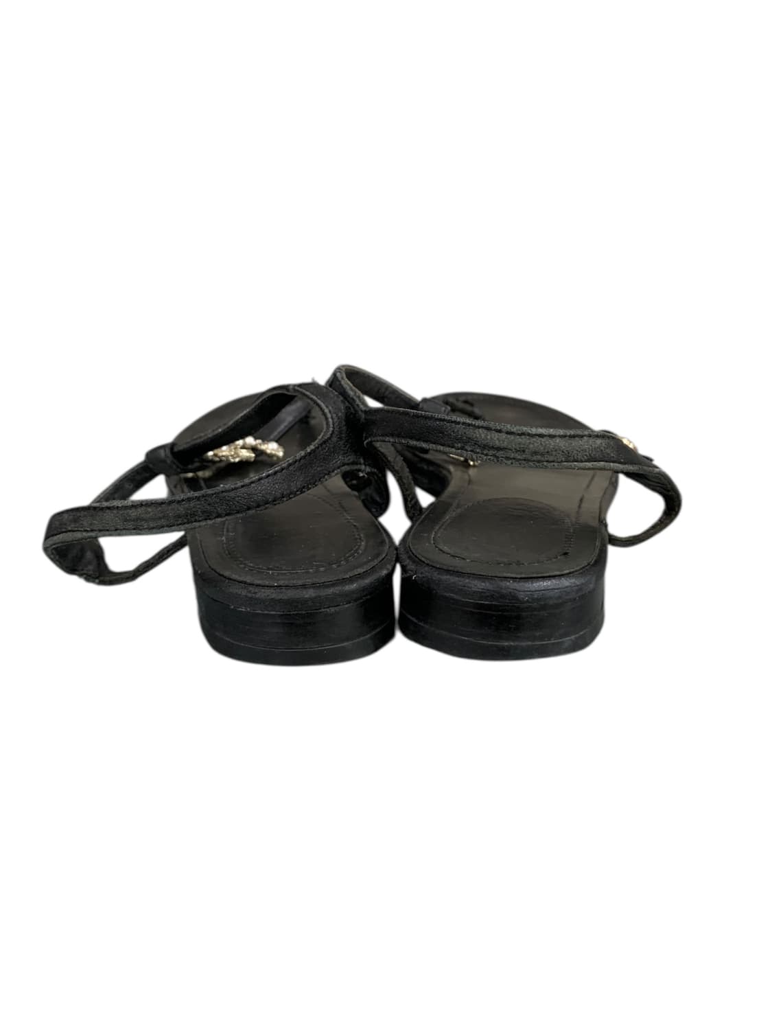 샤넬 펄 스트랩 샌들 블랙 39(245) (Gr-3218) 상품이미지2