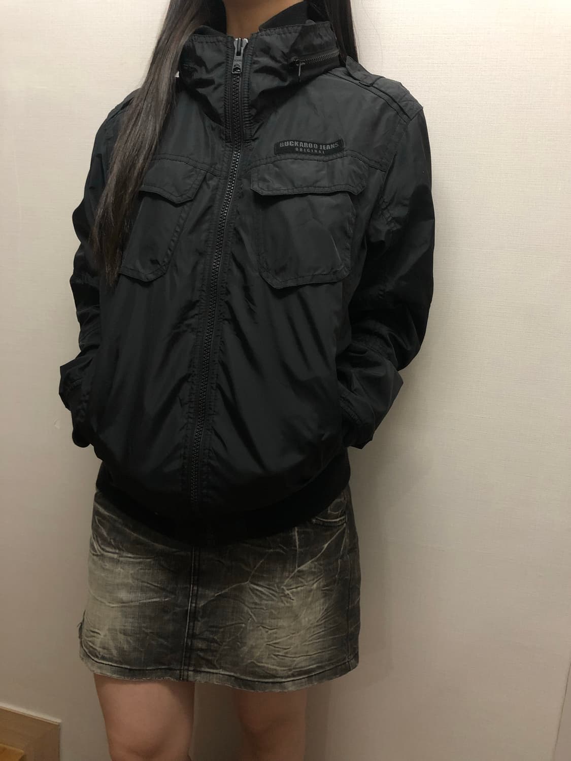 빈티지 버커루 블랙 점퍼 상품이미지4