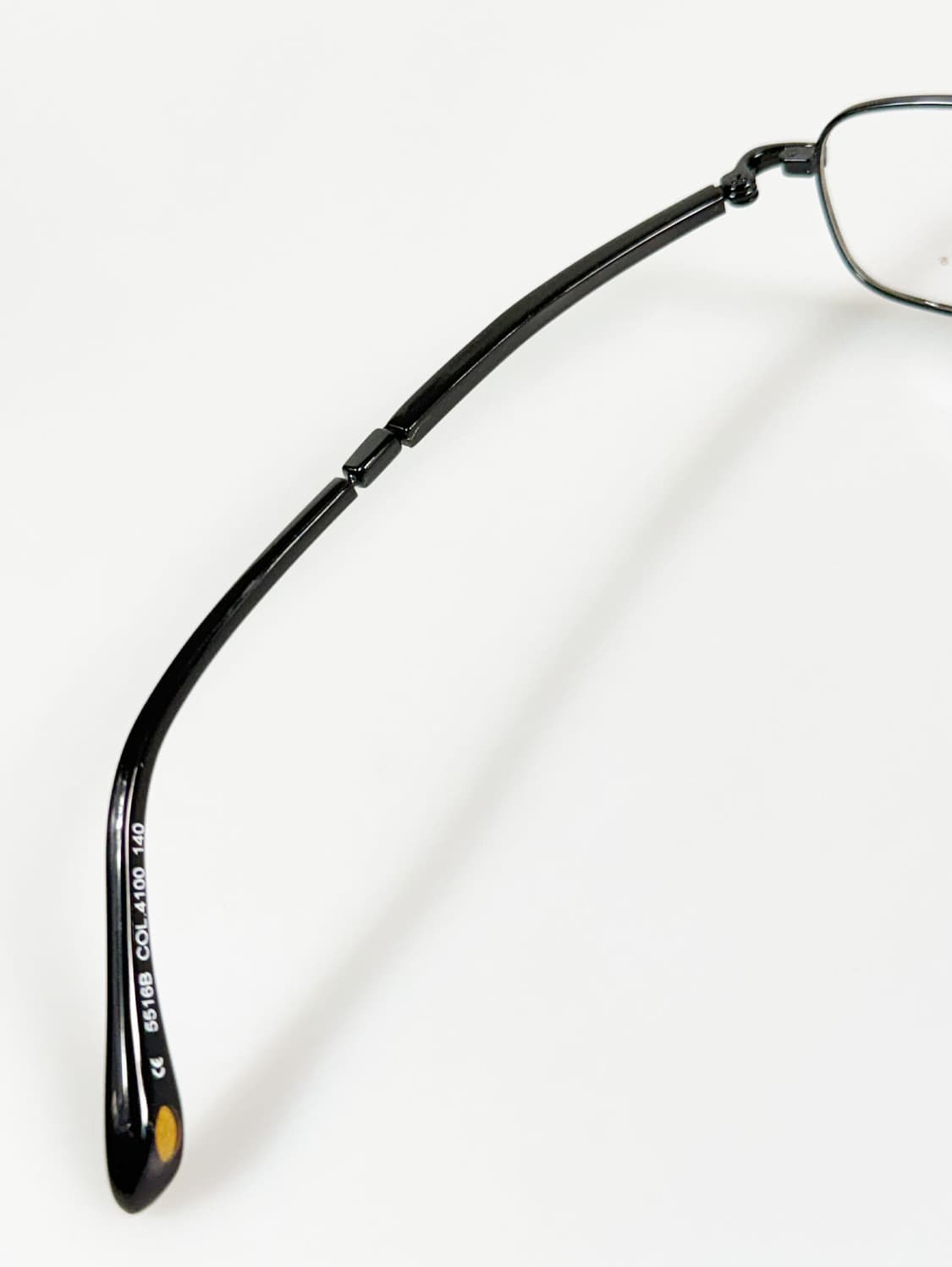 90s KALEIDO 블랙 슬림 스퀘어 메탈 빈티지 안경 상품이미지7