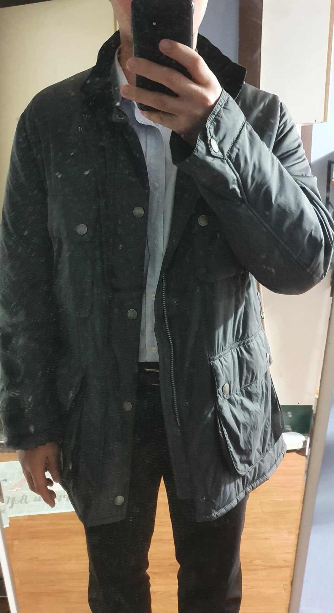 [XL] 바버 인터네셔널 패디드 자켓 상품이미지8