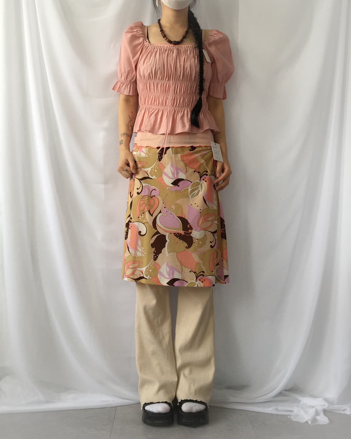 Shirring blouse 상품이미지5
