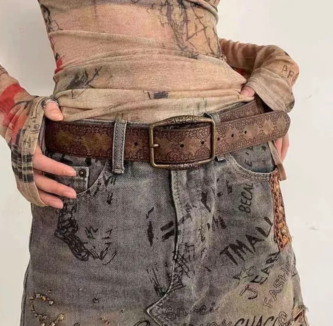 Vintage Bohemian Style Brown Belt 상품이미지2