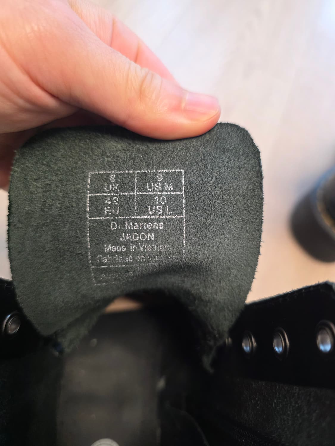 닥터마틴 워커 제이든 부츠 블랙 eu42 us10 270 275 280 상품이미지4