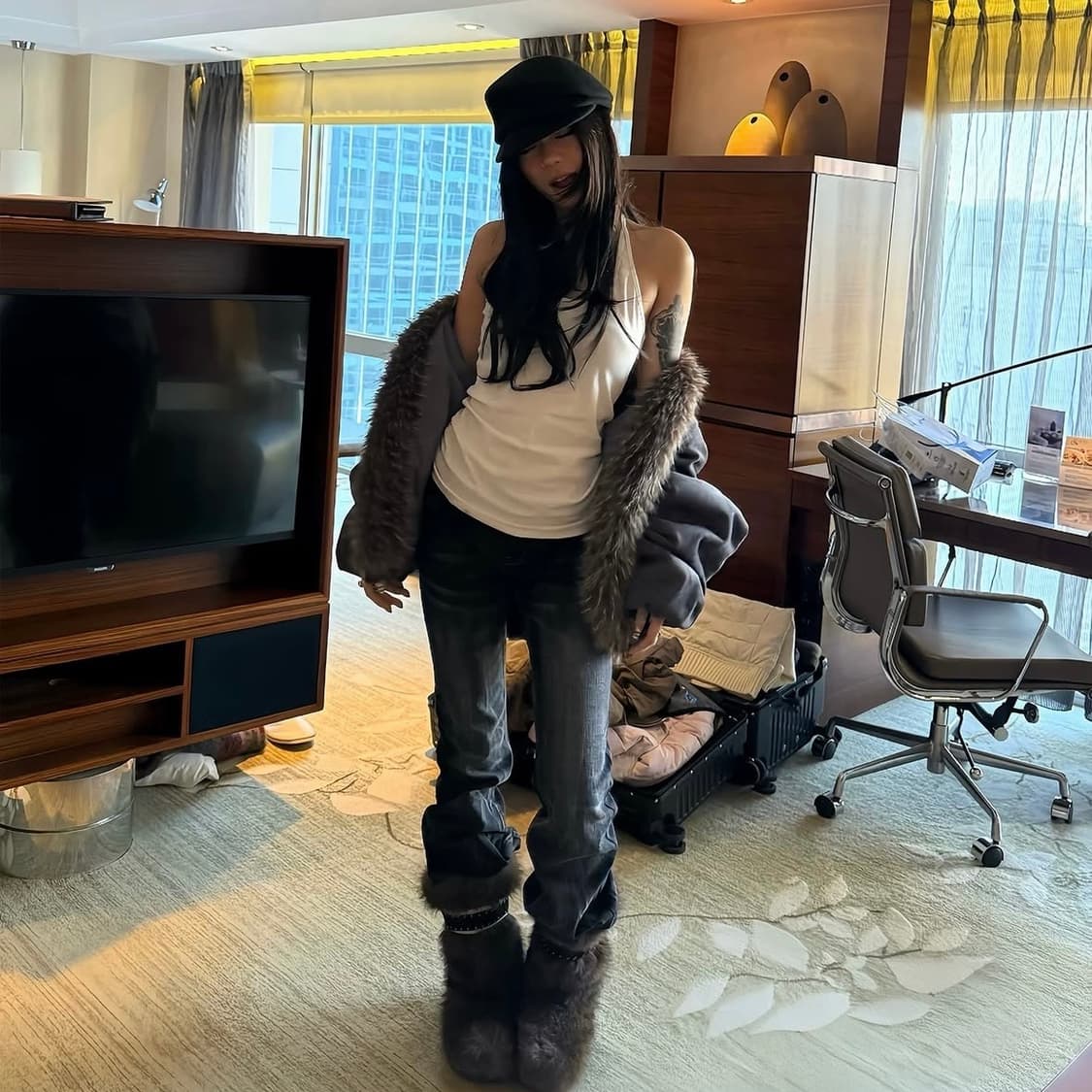 퍼 패딩 상품이미지1