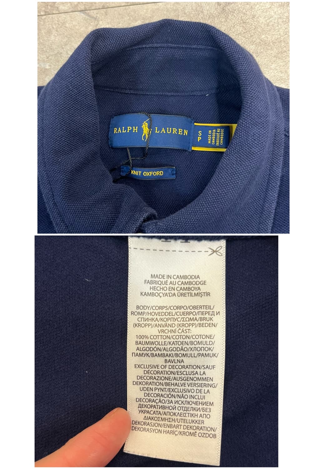 폴로 랄프로렌 카라 원피스 네이비 S #csz4058 상품이미지3