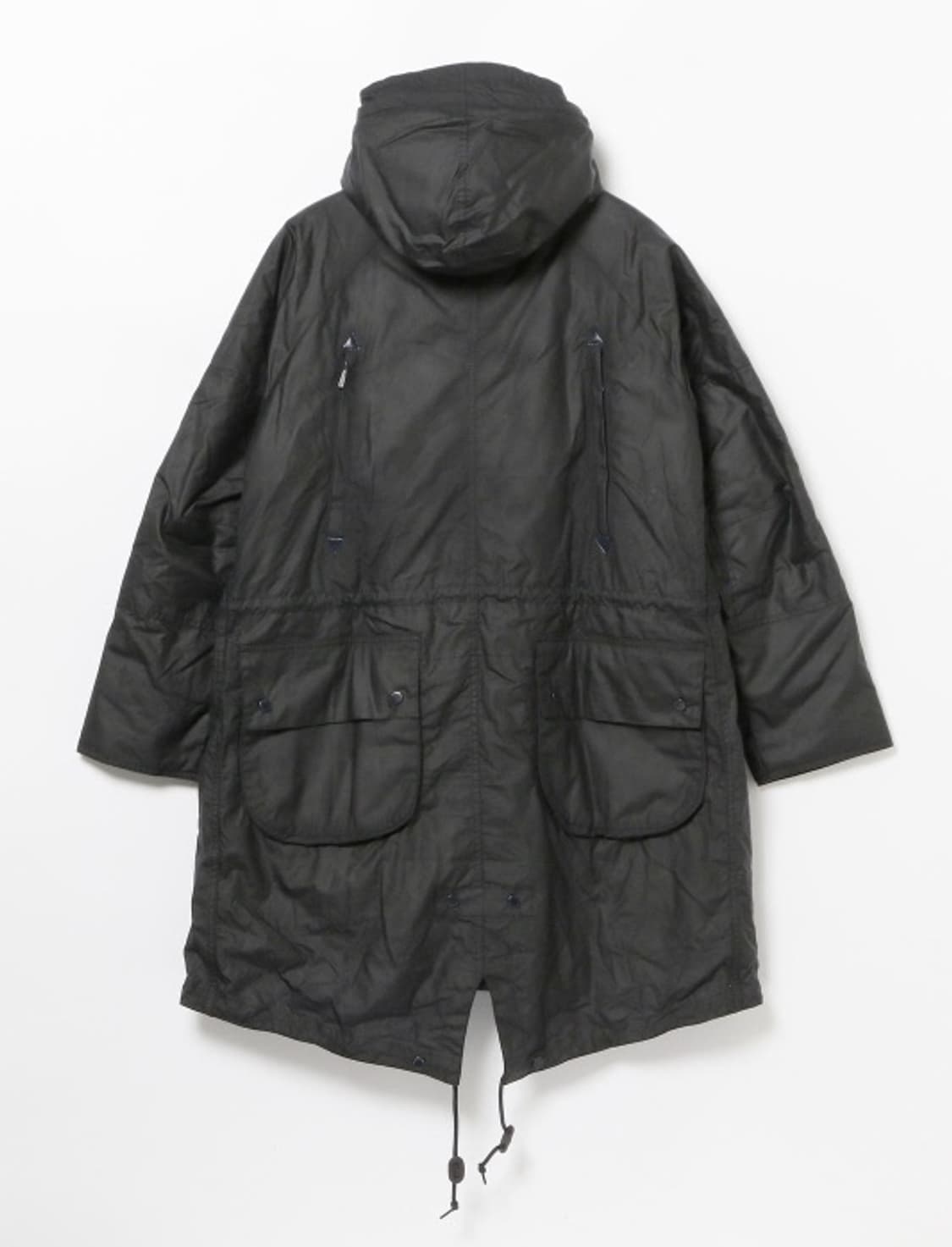 엔지니어드가먼츠 x 바버 하이랜드파카 navy / xs 상품이미지2