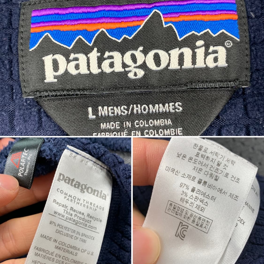 파타고니아 R2 폴라텍 플리스 자켓 네이비 상품이미지6