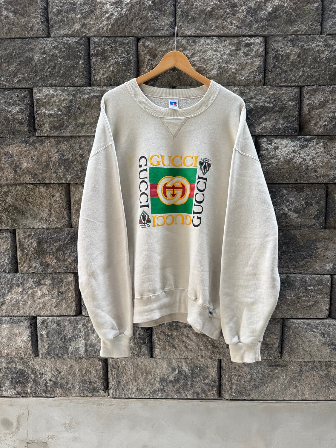 90-00s 러셀 구찌 부틀렉 맨투맨 상품이미지8