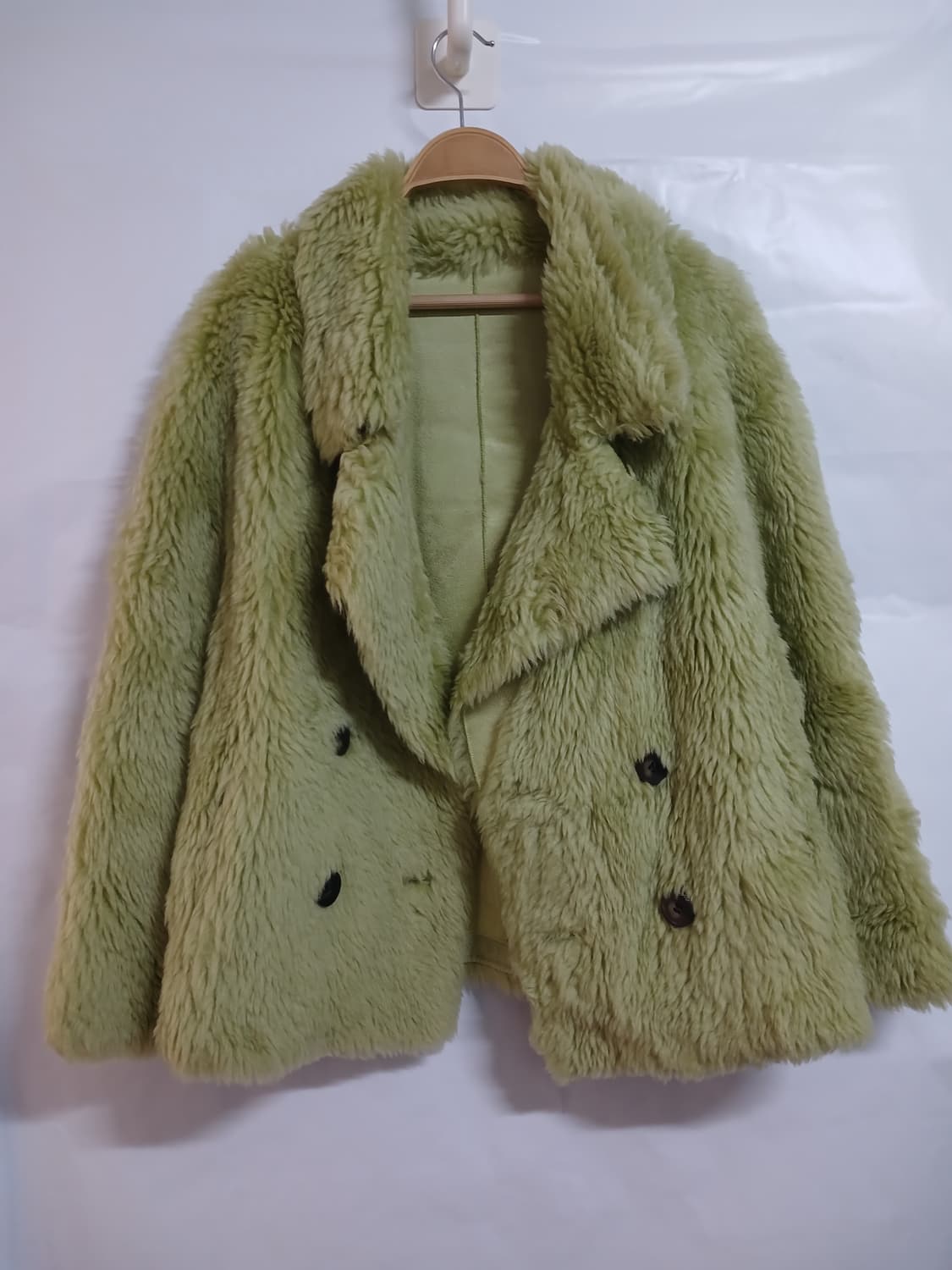 (66)양모자켓 그린 상품이미지7