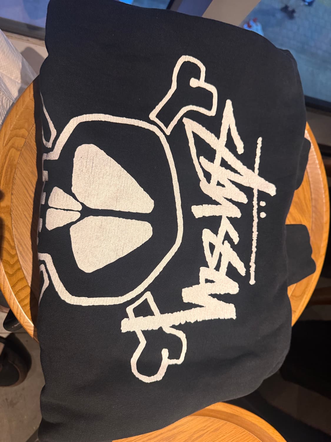 스투시 해골 후드티 L 상품이미지2