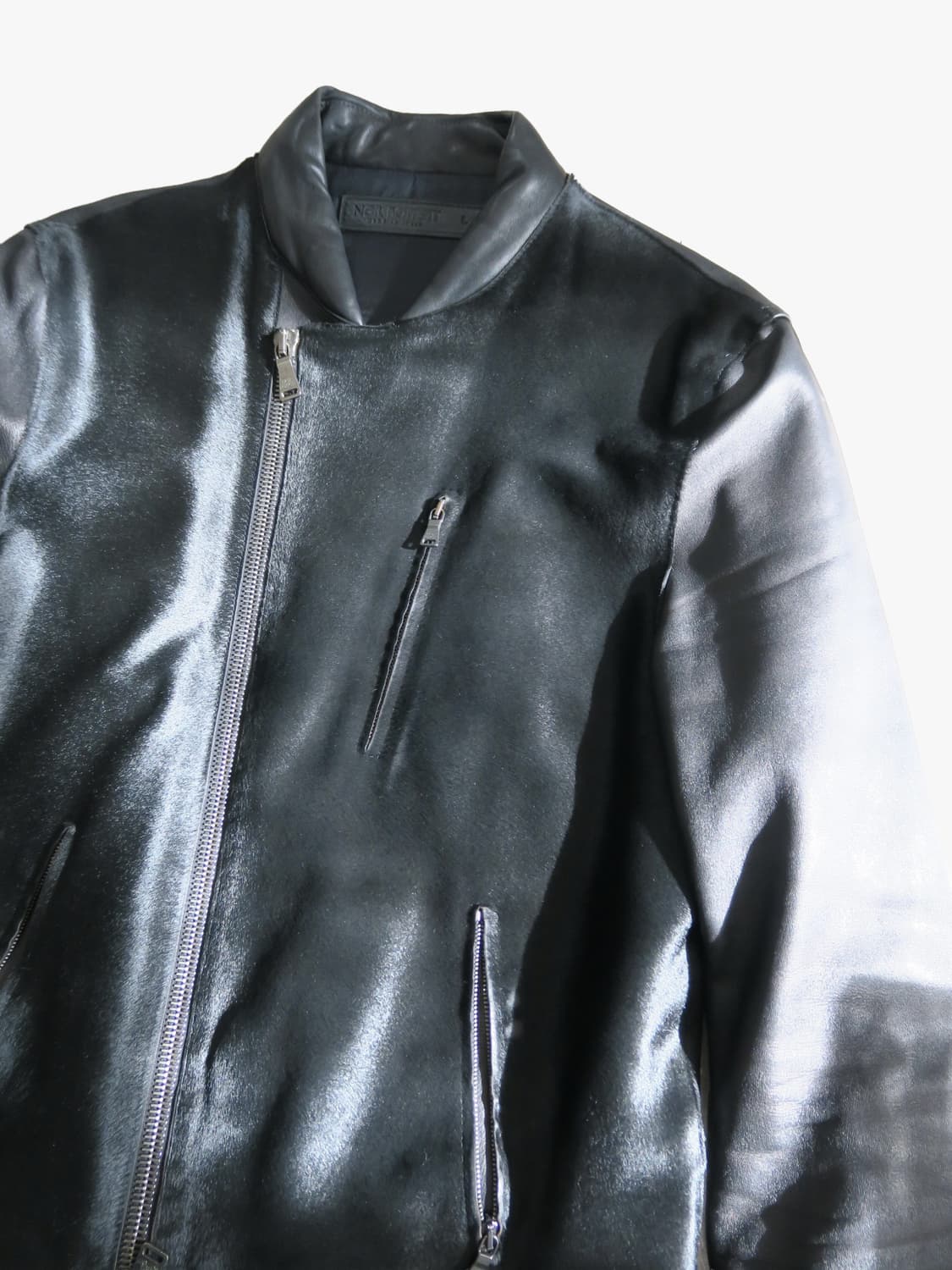 닐바렛 가죽 송치 자켓 L 상품이미지3