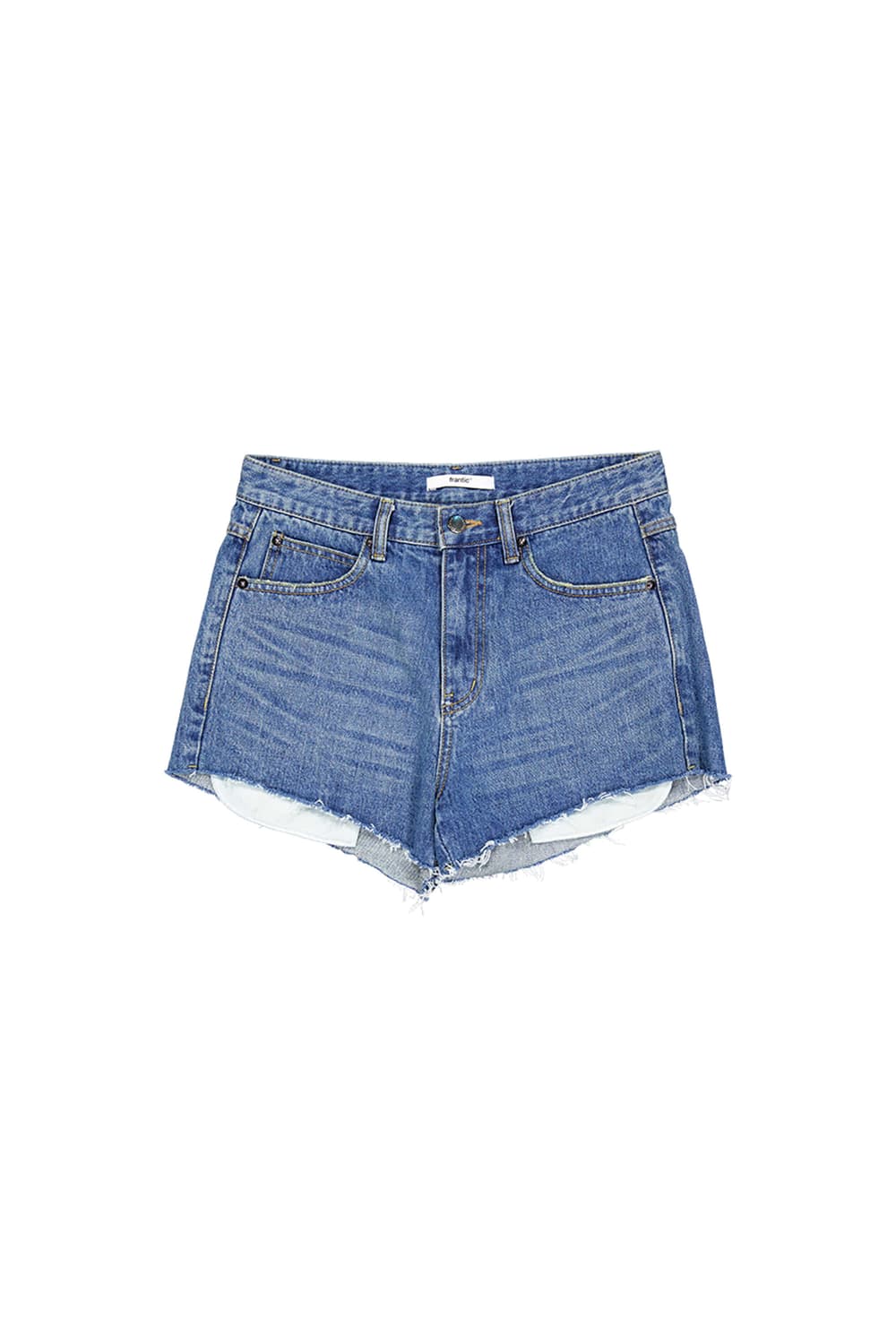 프랜틱서비스 디스트로이드 데님 쇼츠 블루 상품이미지2