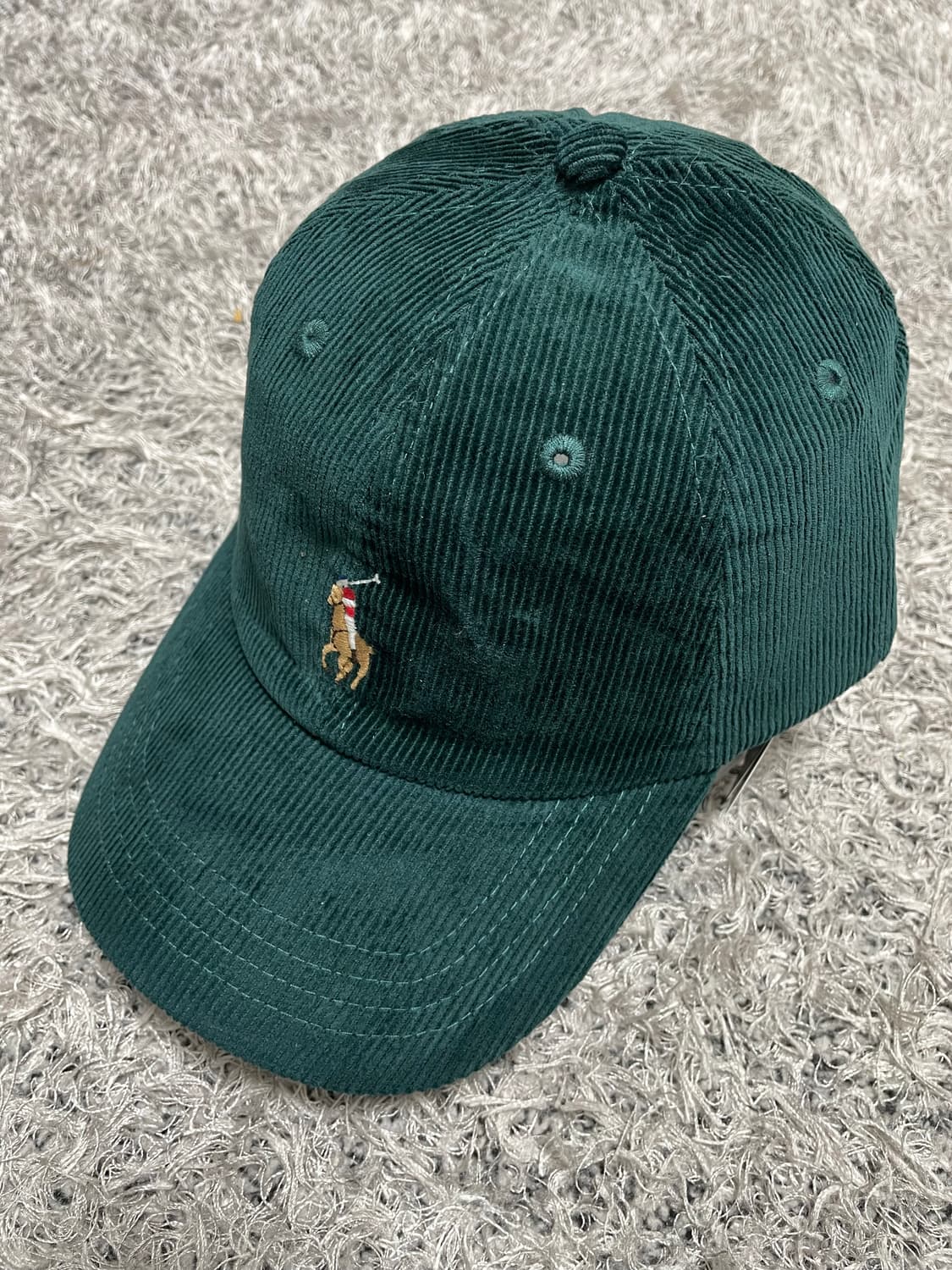 폴로Polo 컬러포니 그린 코듀로이 캡 Free 상품이미지1