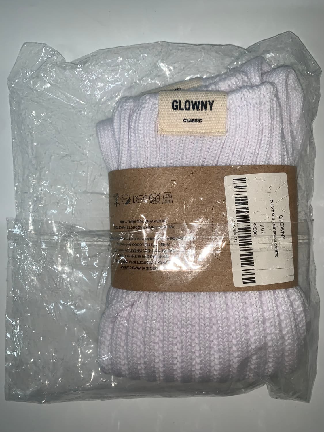 EVERYDAY G KNIT SOCKS (WHITE) 상품이미지5