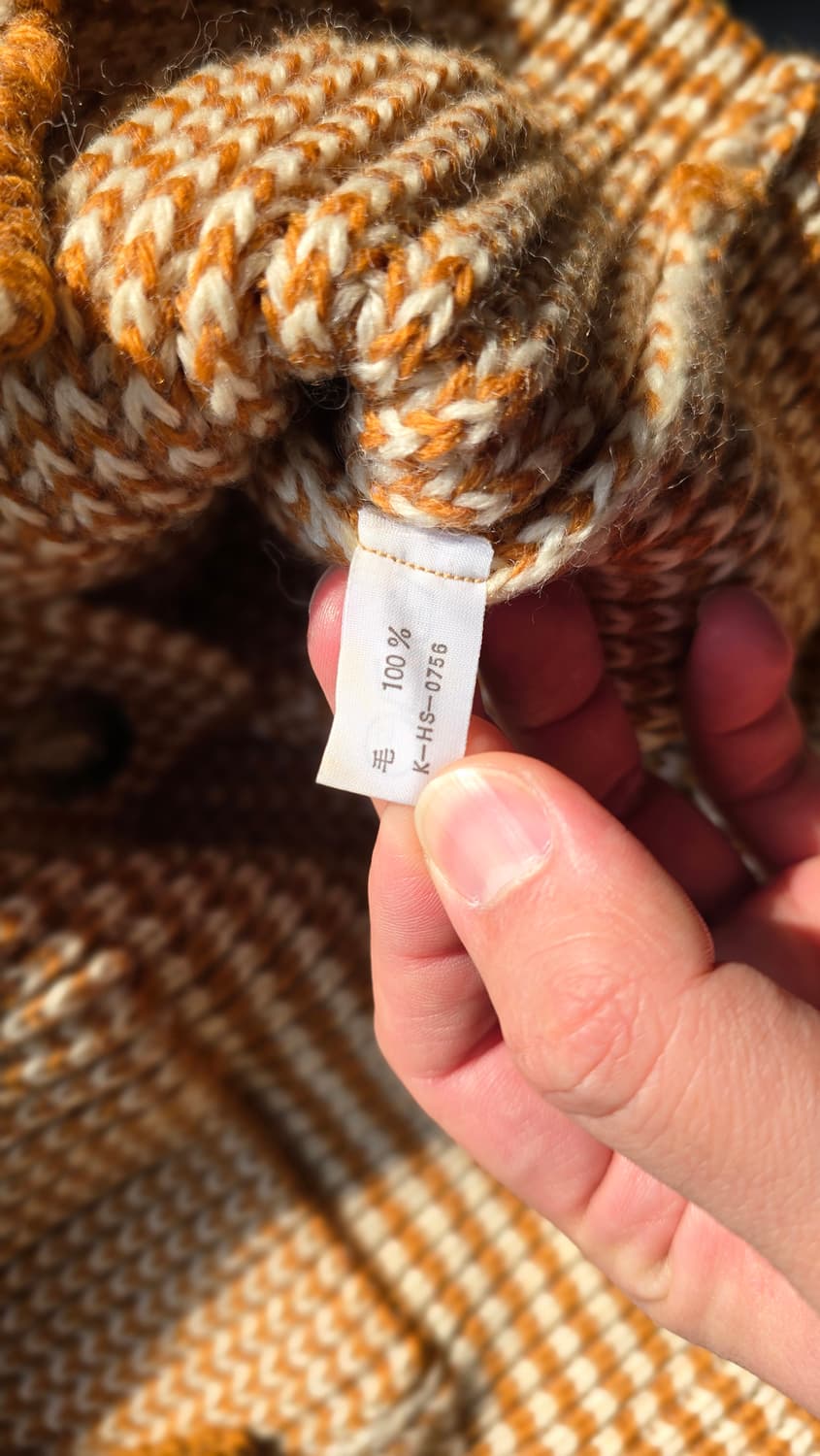 일본 빈티지 헤비 울 가디건 JAPAN 상품이미지6