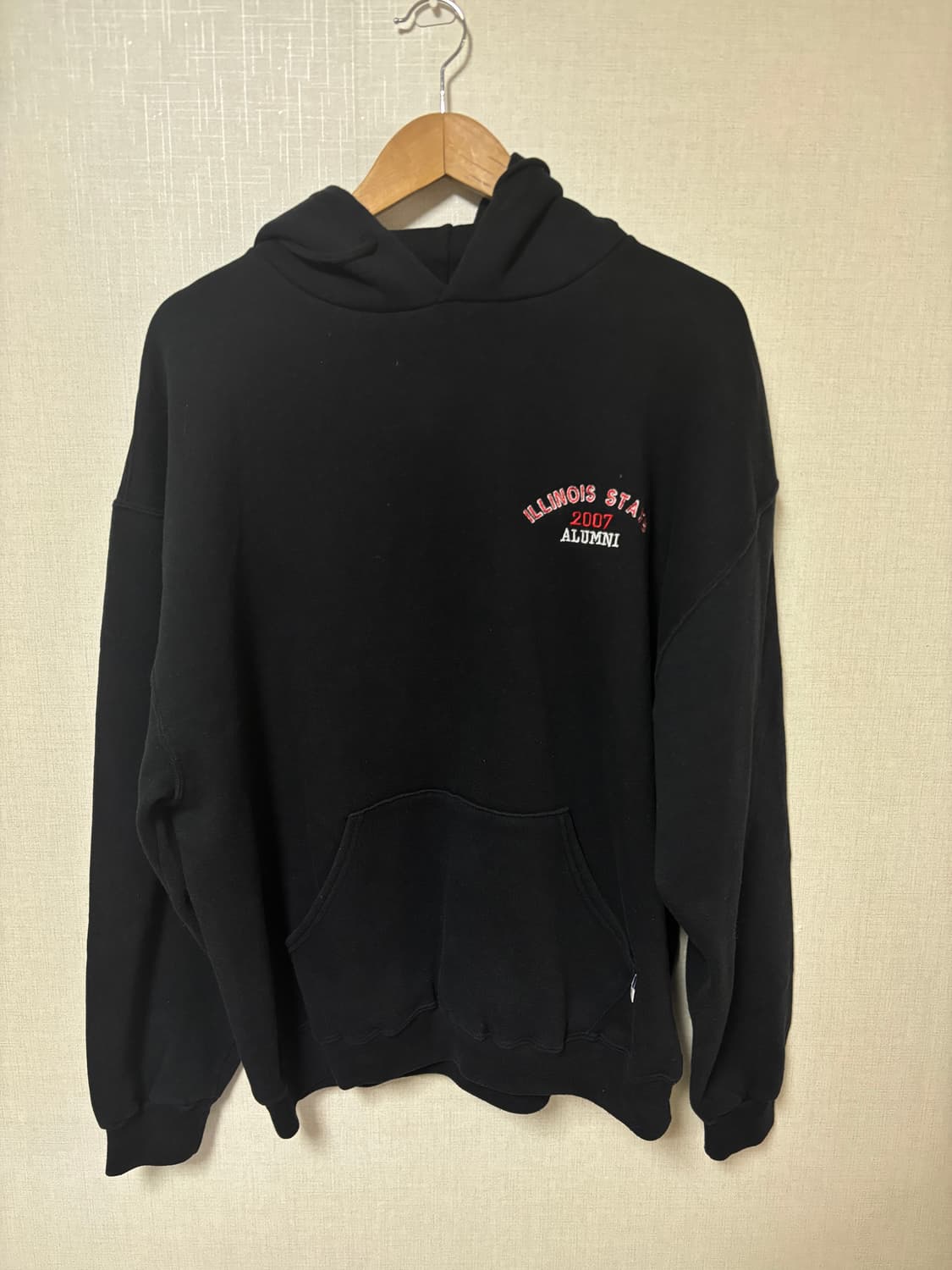 00s Russell 블랙 후드티 상품이미지1
