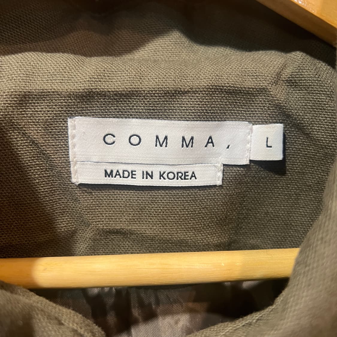 (L)COMMA 카키 자켓 상품이미지3