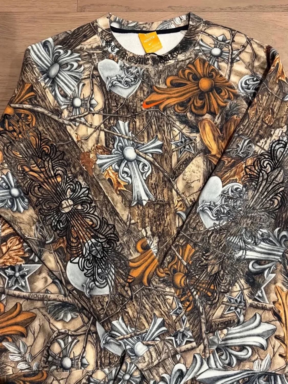 [새상품]크롬하츠 나이키 녹타 콜라보 스웨트셔츠 맨투맨 XL 상품이미지2