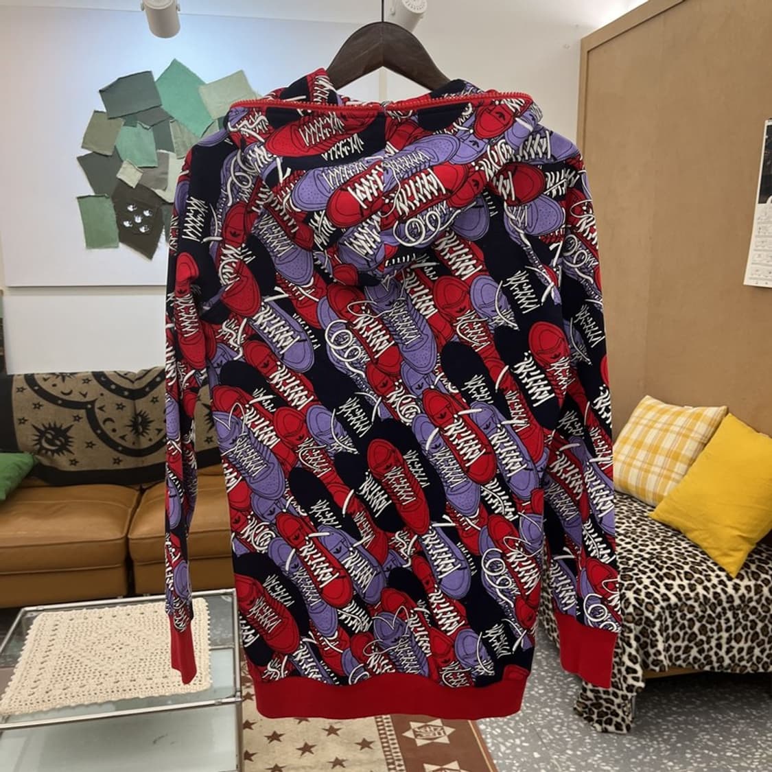 아디다스 오리지날 스트릿 펑크 스니커즈 져지 후드집업 100 C10133 상품이미지4