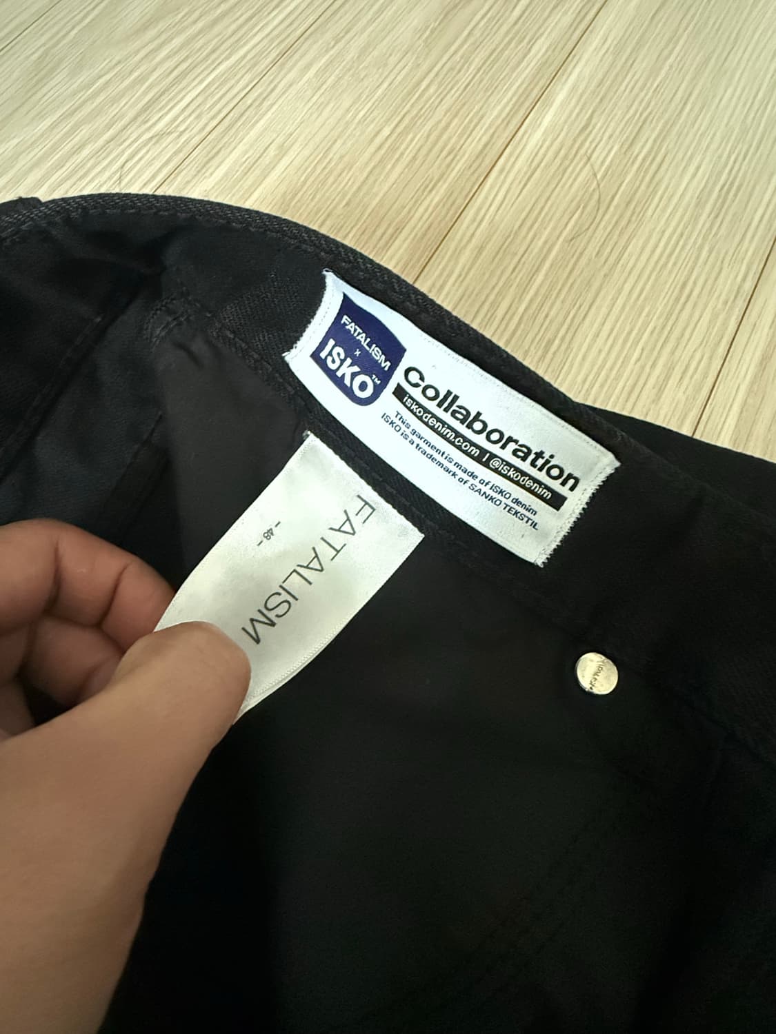 페이탈리즘 블랙진 #ISK04 usak slim straight fit 상품이미지3