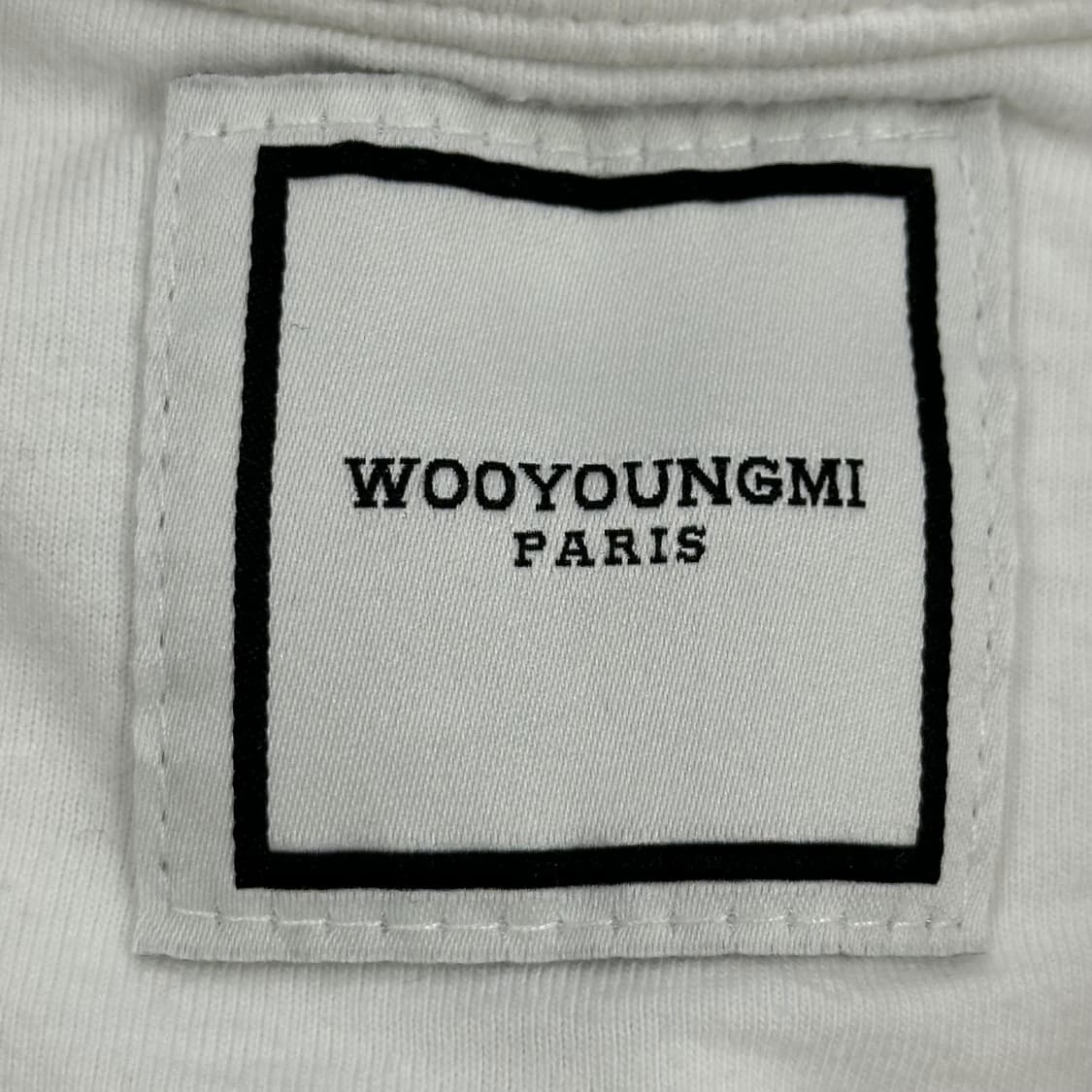 우영미 wooyoungmi 백로고 프린팅 박시핏 맨투맨 XL 상품이미지7