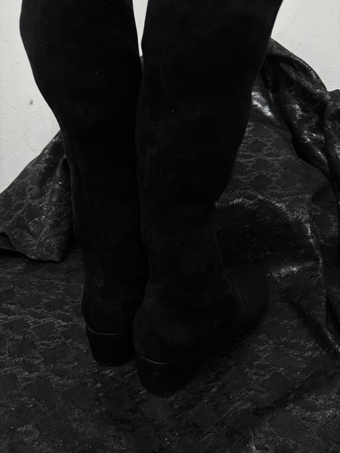 “Vintage” Minimal Mood Black Long Boots 상품이미지6