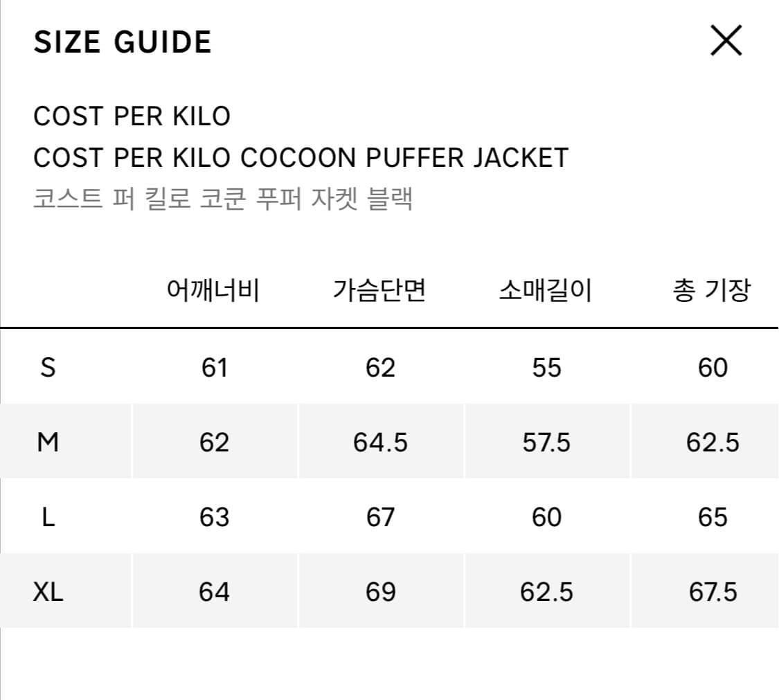 L)코스트퍼킬로 코쿤 푸퍼 자켓 상품이미지2