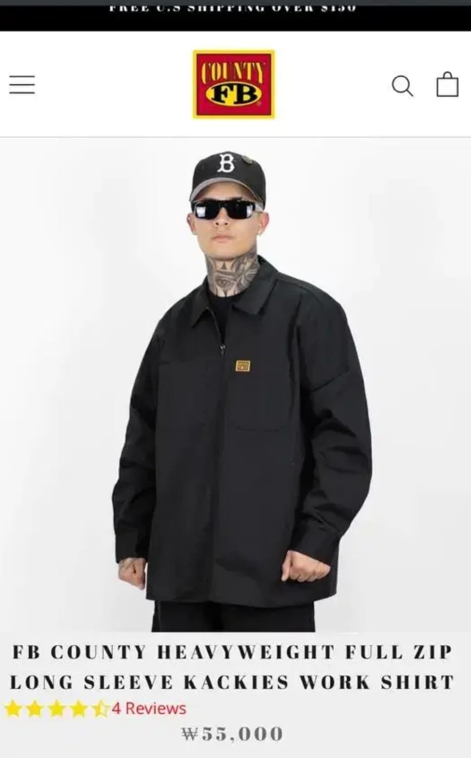 FB county 워크자켓 s 상품이미지1