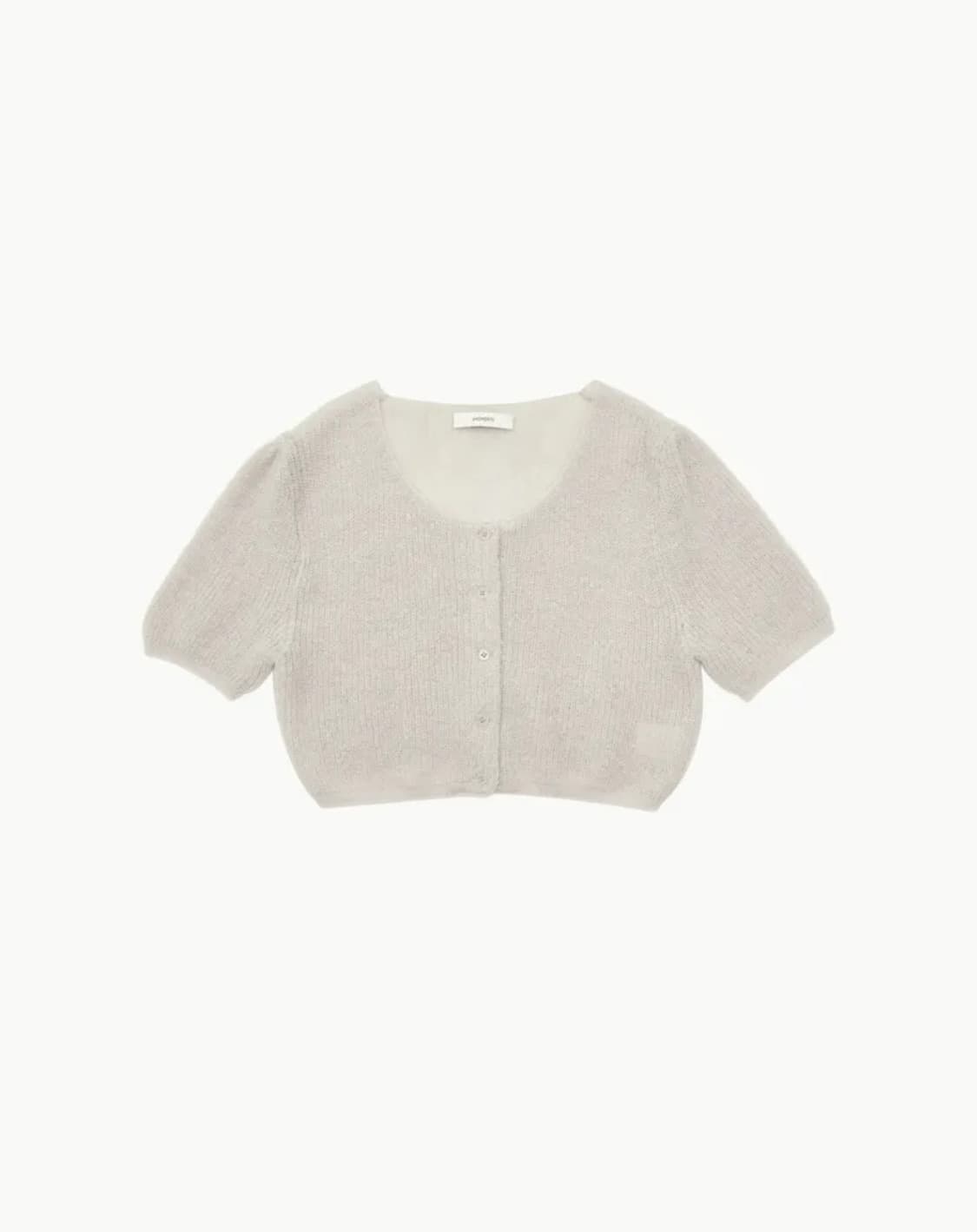 새상품 아모멘토 AMOMENTO 가디건 라이트그레이 상품이미지4