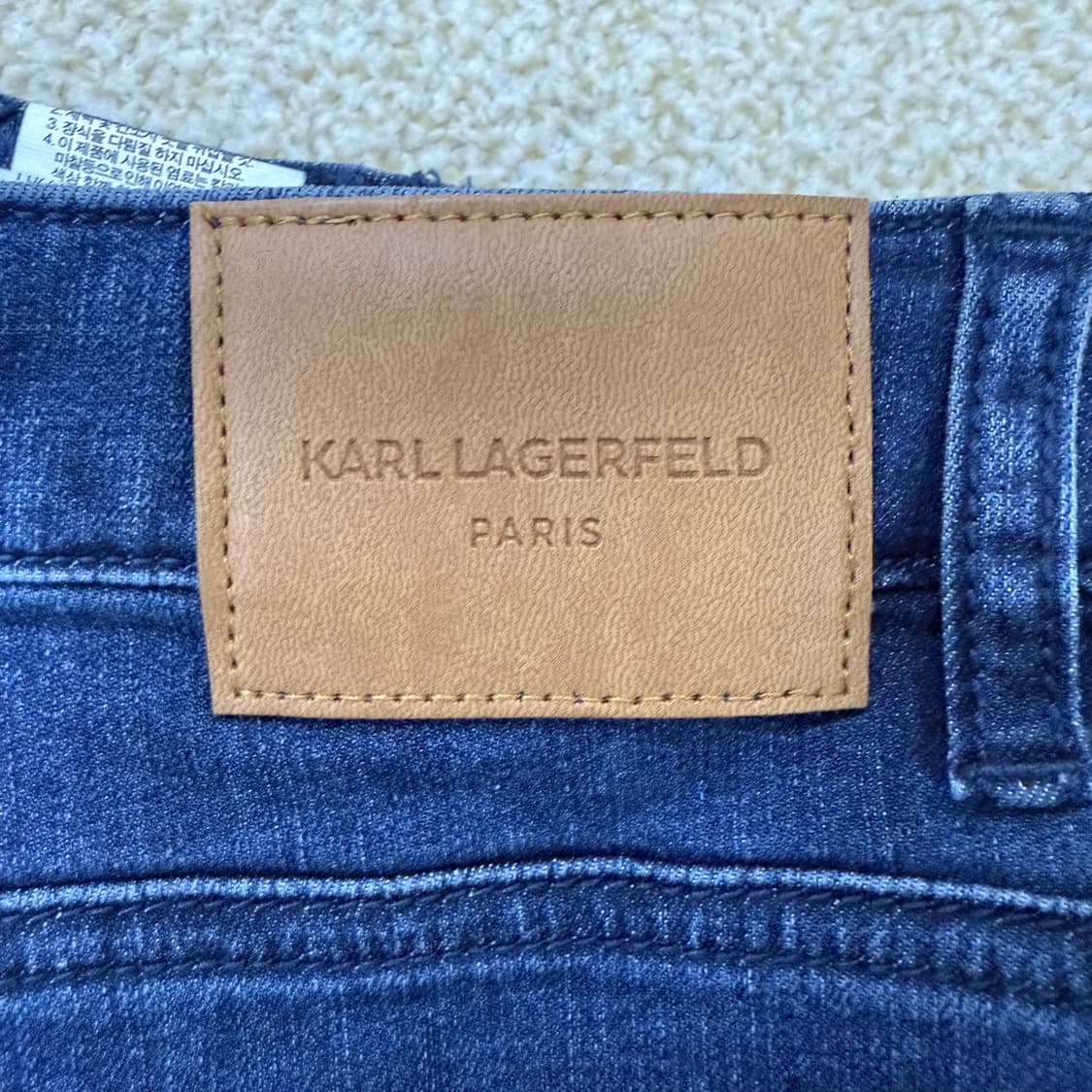 [81] 새상품 칼라거펠트 와이드 데님팬츠  0105T1 상품이미지5