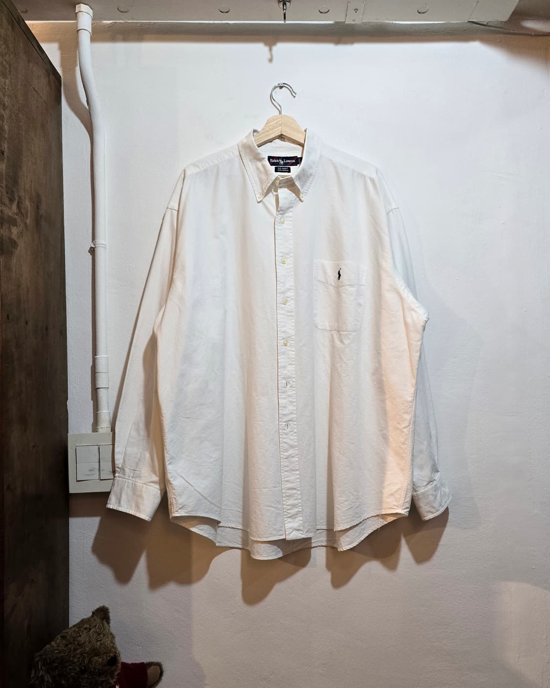 Polo BIG SHIRT 화이트 (폴로 빅셔츠) 상품이미지1