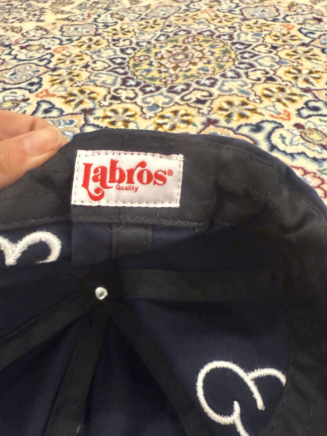 라브로스 패널 자수캡 상품이미지5