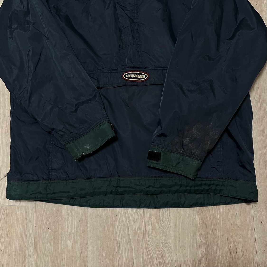 아베크롬비 퍼포먼스 이너플리스 안감 바람막이 아노락 [네이비] L/100 상품이미지3