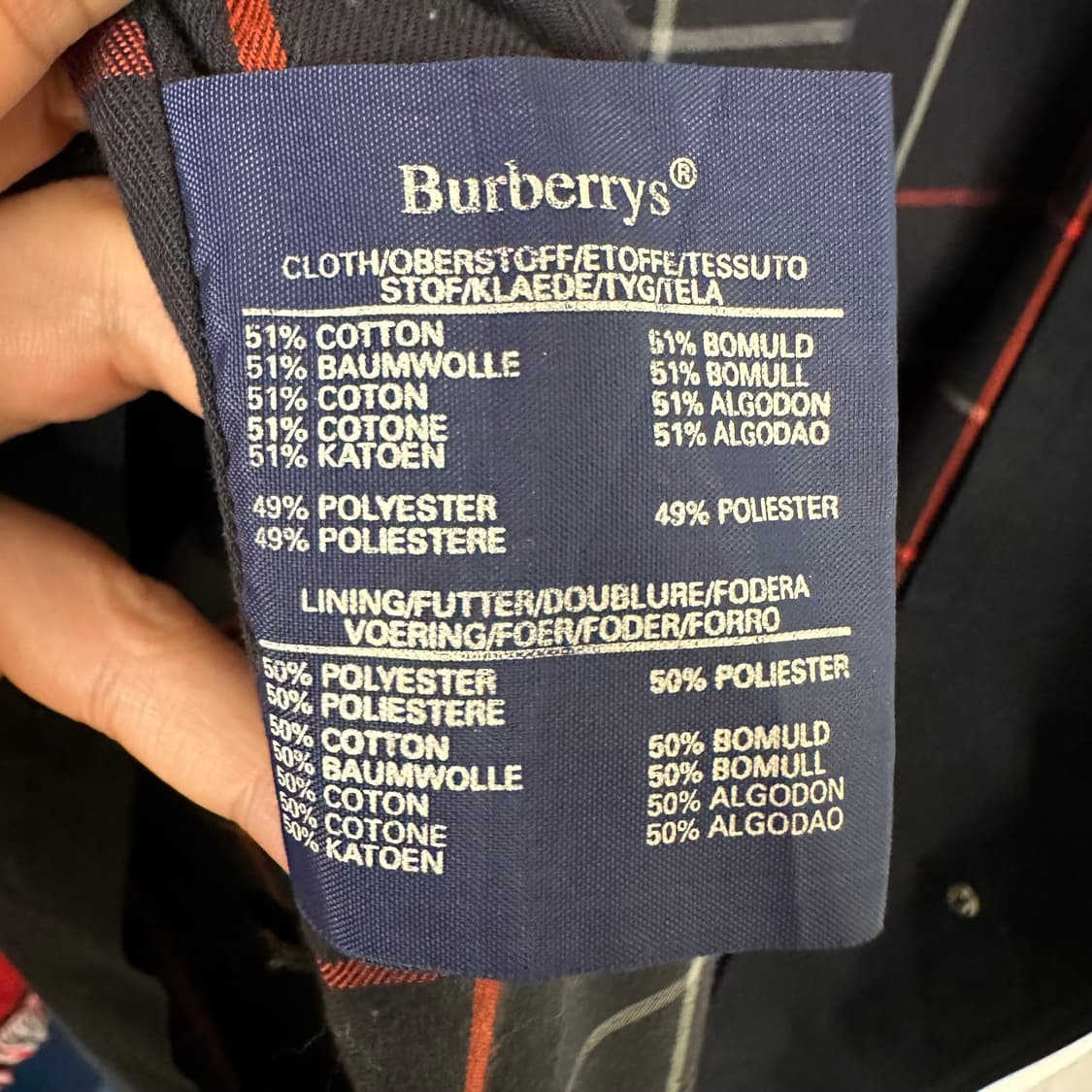 버버리 트렌치 코트 (Made in England) 상품이미지8