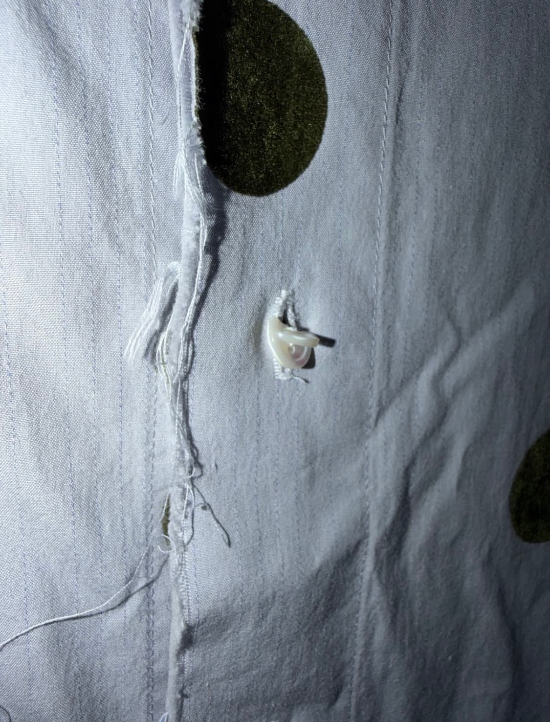 Yohji Yamamoto damaged dot shirt 상품이미지5