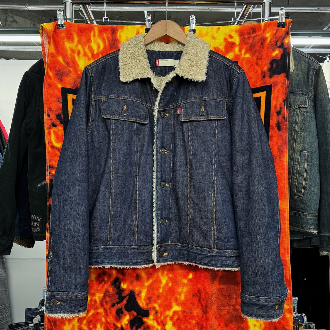 리바이스 쉐르파 데님 자켓 (M)   상품이미지1