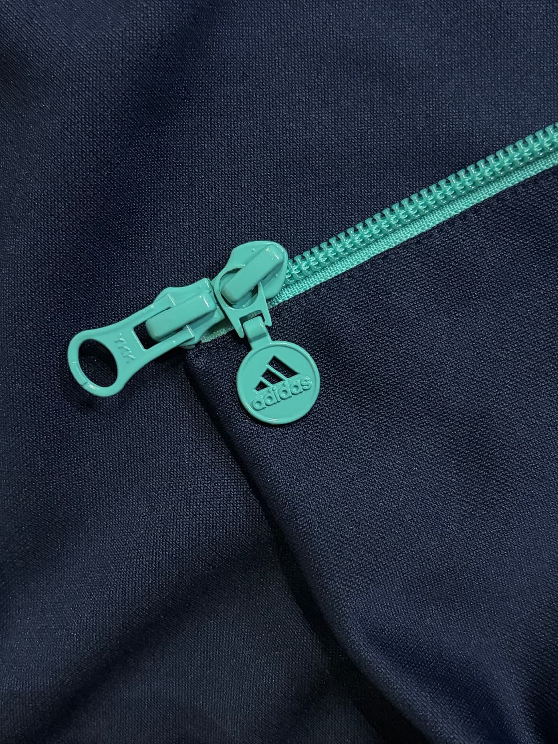 아디다스 네이비&민트 후드집업 상품이미지2