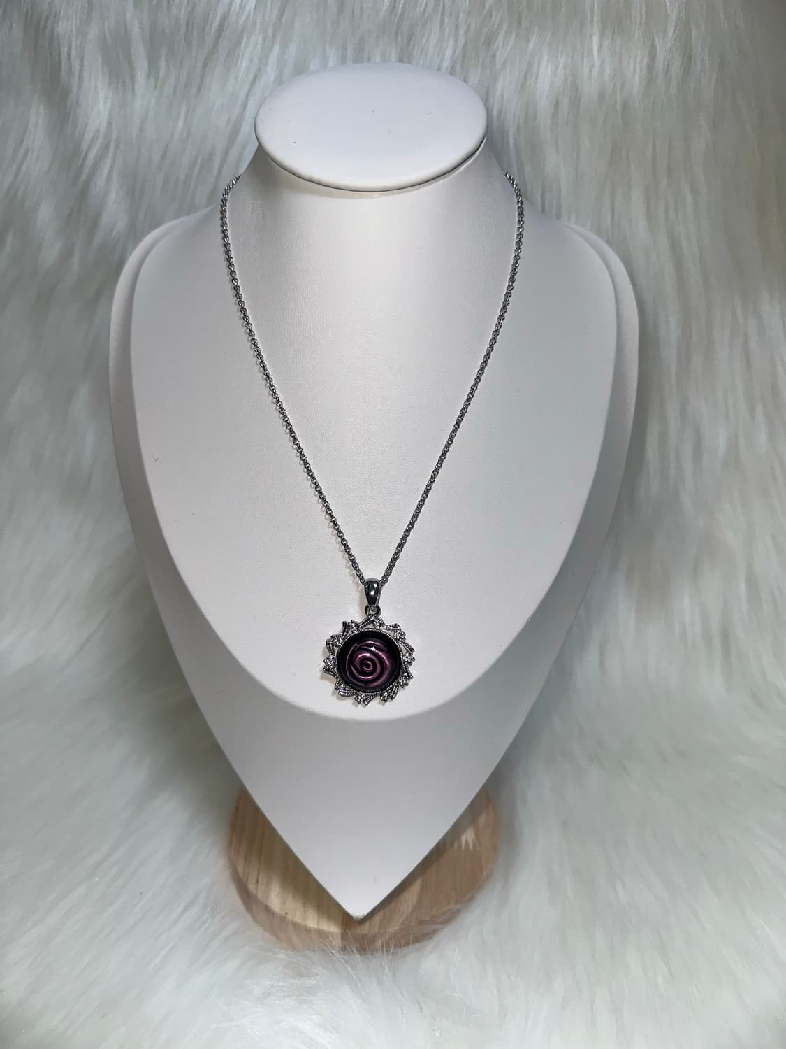 오리엔탈 고스펑크 장미 목걸이 상품이미지2
