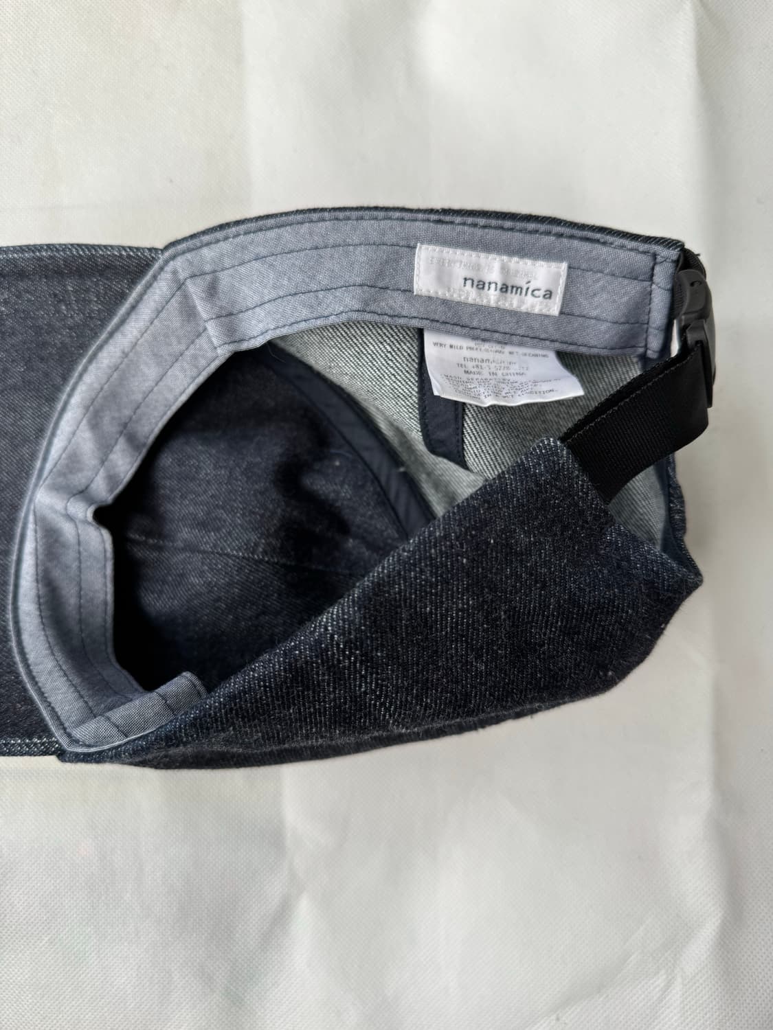 나나미카 볼캡 데님 인디고 상품이미지3