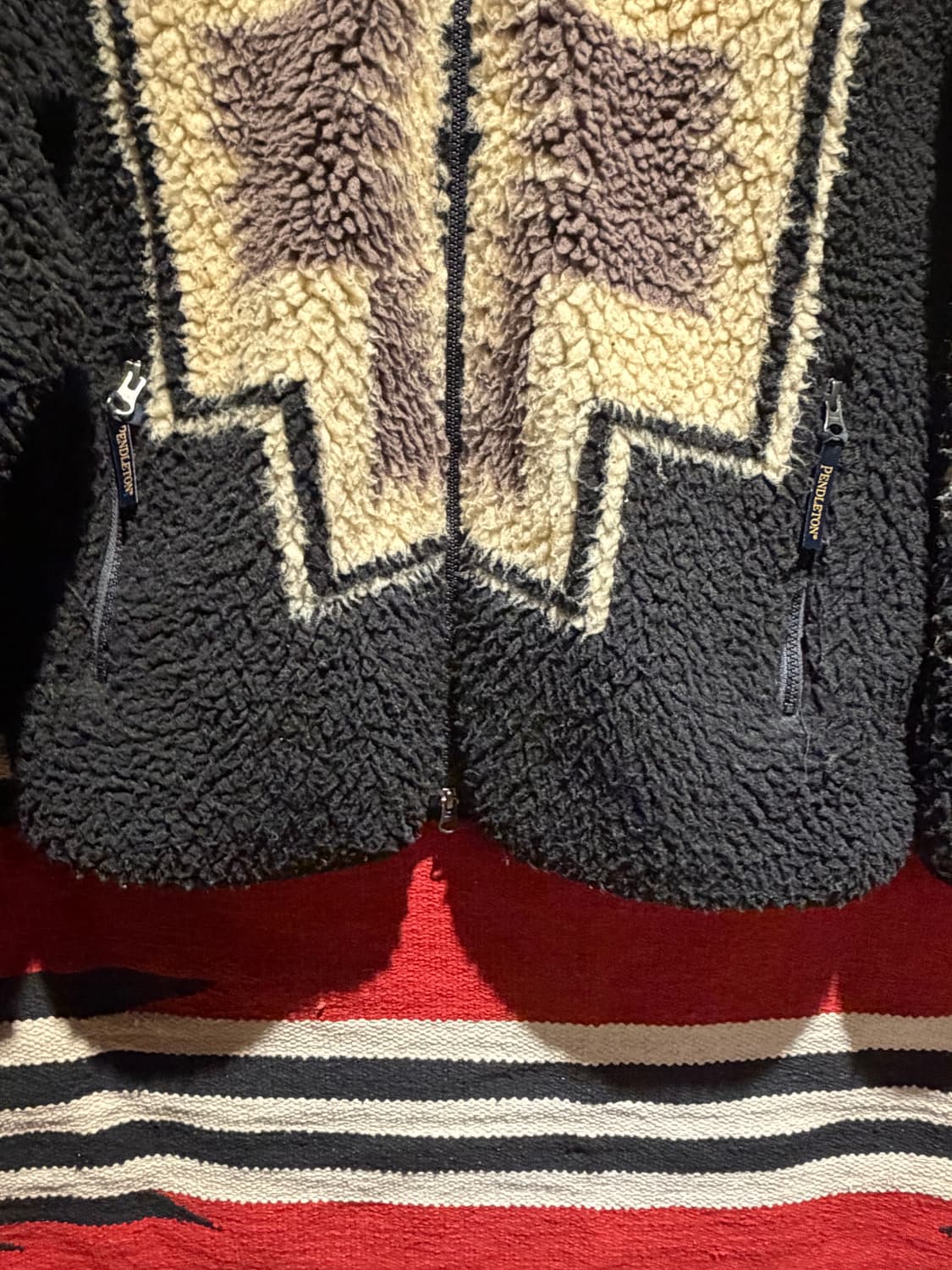 Pendleton boa fleece jacket / 팬들턴 보아 후리스 상품이미지7