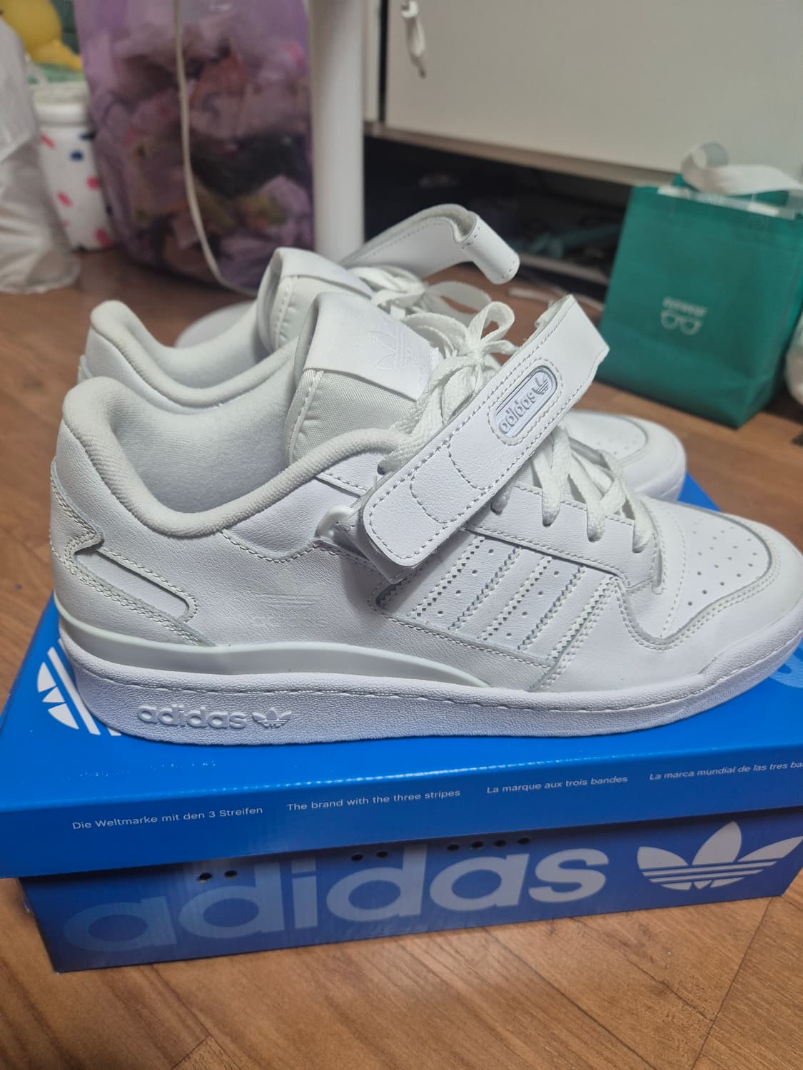 아디다스 포럼 로우 트리플 화이트 상품이미지1